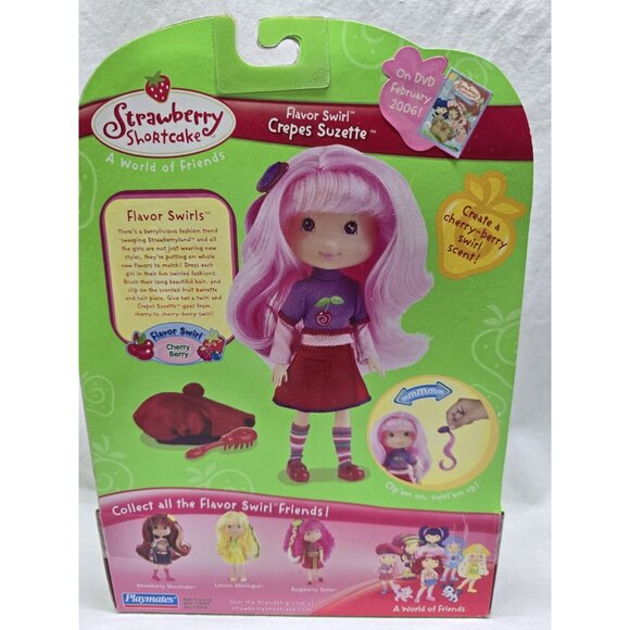 Strawberry Shortcake Crepes Suzette With DVD 2006 Playmates- NEW - Picture 7 of 8